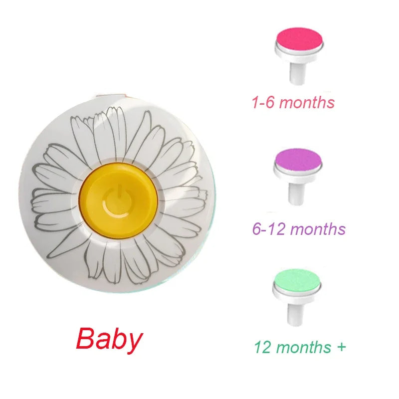 Electric Baby Nail Clipper Cutter For Newborn Baby Nail Trimmer Kid Nail Polisher Tool Infant Manicure Scissors Baby Hygiene Kit