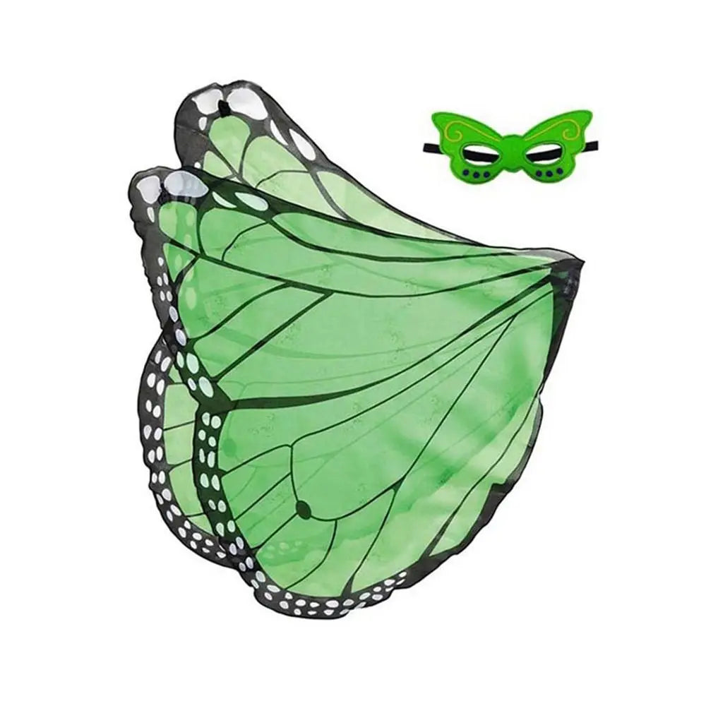 Kids Butterfly Wings Shawl Costume Cape
