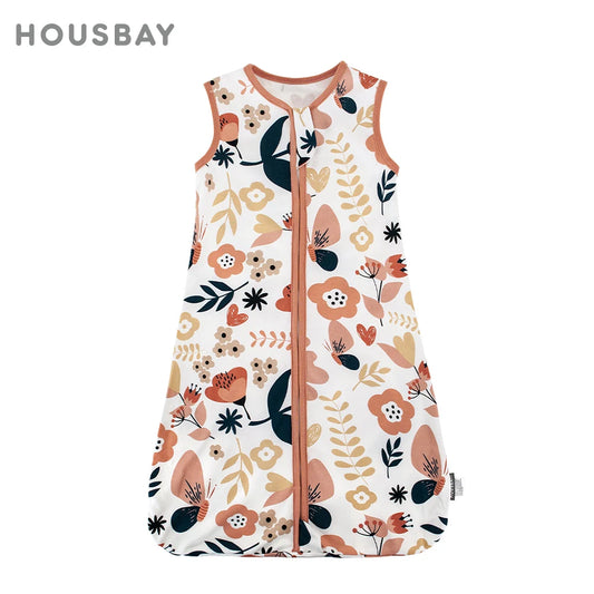 Baby Sleeping Bag 3-18 Months Summer Thin Kids Sleepwear Flowers For Girls Baby Sleepsacks 100% Cotton Anti-Kick Blanket
