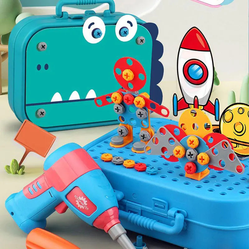 Children Tool Set Toy with Electric Drill