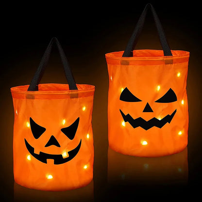 LED Light-Up Halloween Trick or Treat Bucket