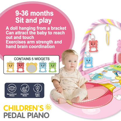 Baby Fitness Activity Gym Play Mat – Musical Piano Toy