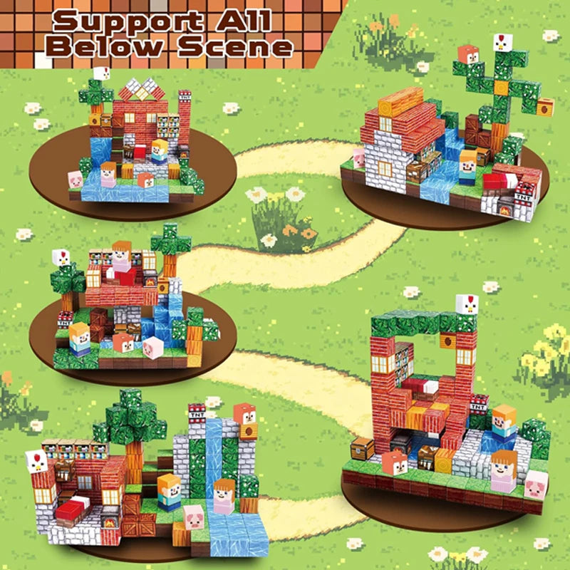 Magnetic Building Blocks Set