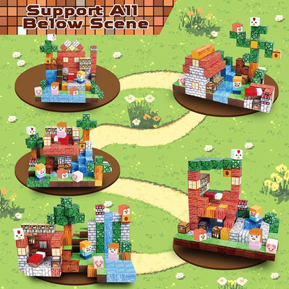 Magnetic Building Blocks Set