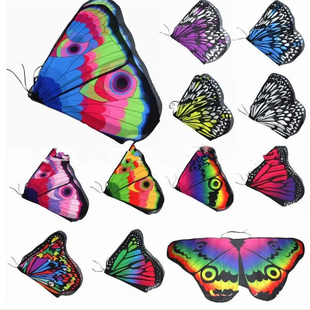 Kids Butterfly Wings Shawl Costume Cape