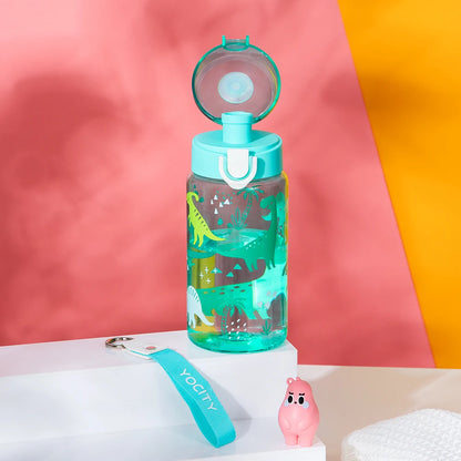 550ml Dinosaur Water Cup Bottle For Kids Children Girls Portable Travel Bottles Gym Sports Fitness Cup Cold Water Juice Drinking