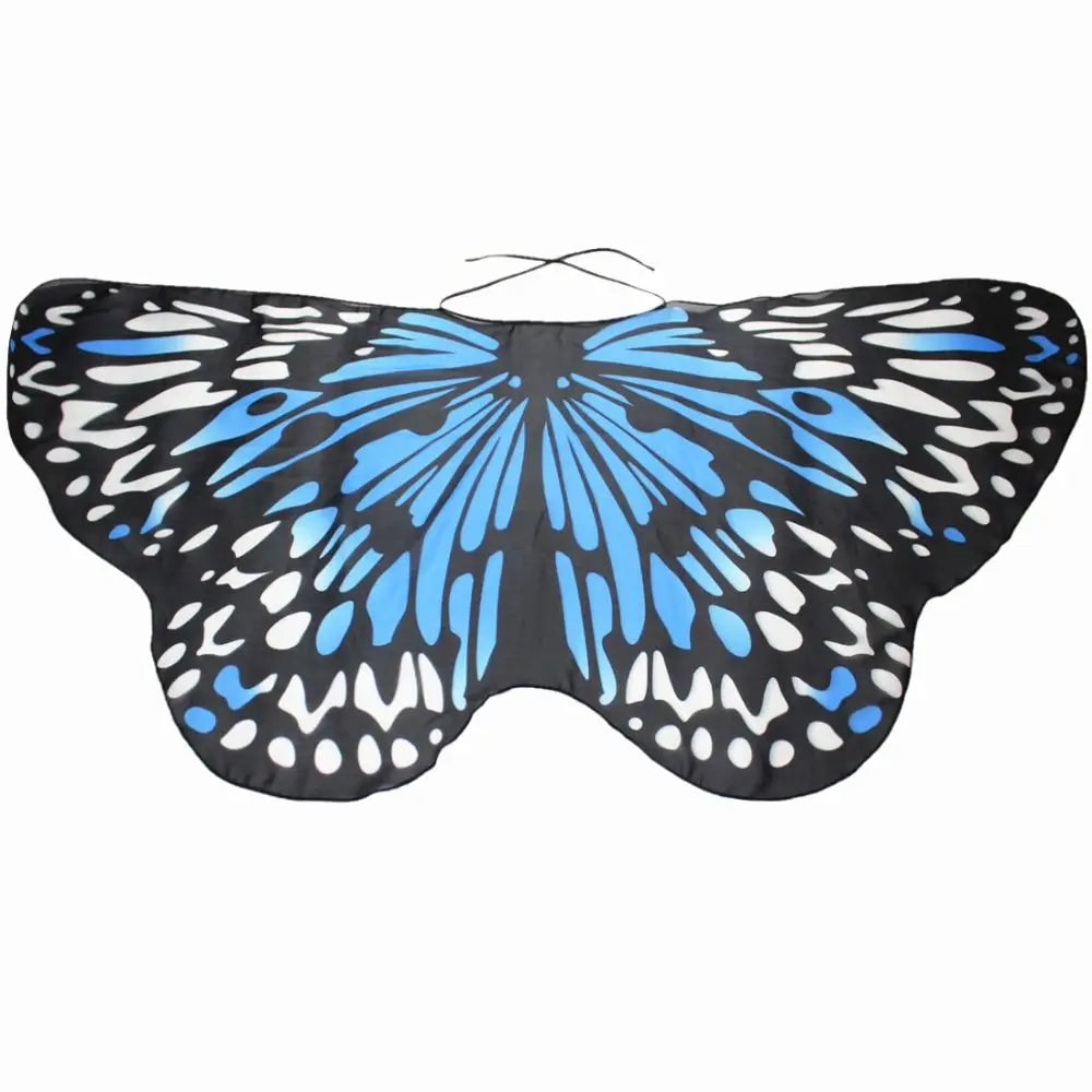 Kids Butterfly Wings Shawl Costume Cape