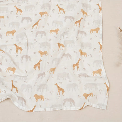120x120cm Bamboo Cotton Baby Swaddle Bedding Bath Towel Infant Wrap Gauze Muslin Blankets Breathable For Newborn Baby Dropship