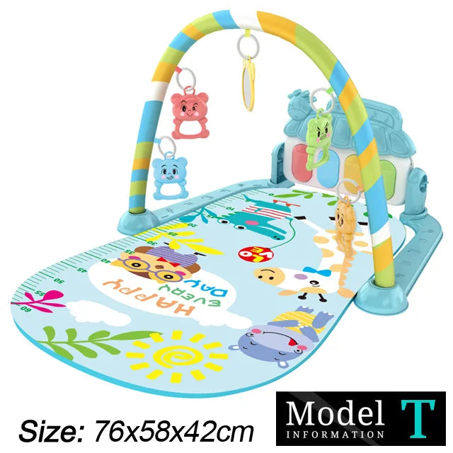 Baby Fitness Activity Gym Play Mat – Musical Piano Toy