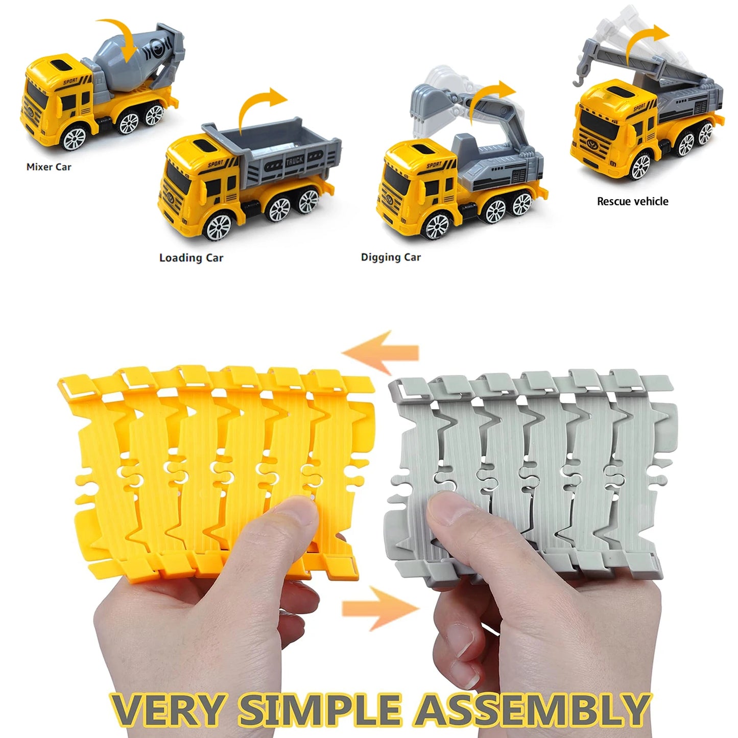 Children Electric Track Car Toy Set