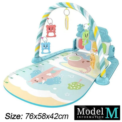Baby Fitness Activity Gym Play Mat – Musical Piano Toy