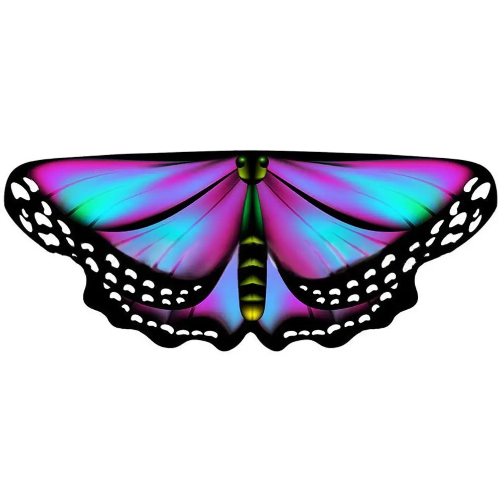 Kids Butterfly Wings Shawl Costume Cape