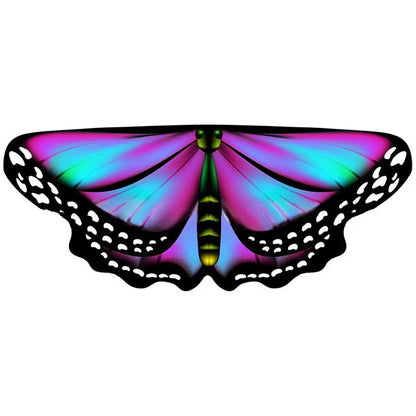 Kids Butterfly Wings Shawl Costume Cape