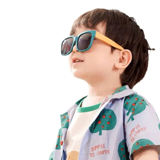 Square Frame Kids Sunglasses Fashion UV 400 Outdoor Foldable Sunglasses Children Eyewear for Toddler Boys and Girls