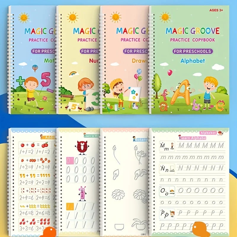 Kids Magic Writing Practice Books