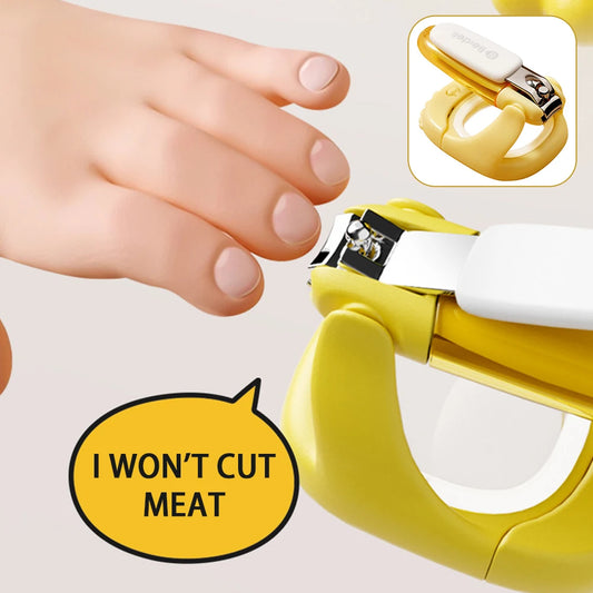 Baby Nail Clippers With LED Light/Magnifying Glass Splashproof Nail Trimmer Fingernails Toenails Nail Clippers Care For Home Use