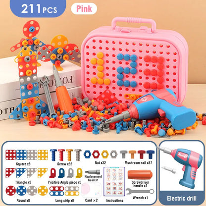 Children Tool Set Toy with Electric Drill