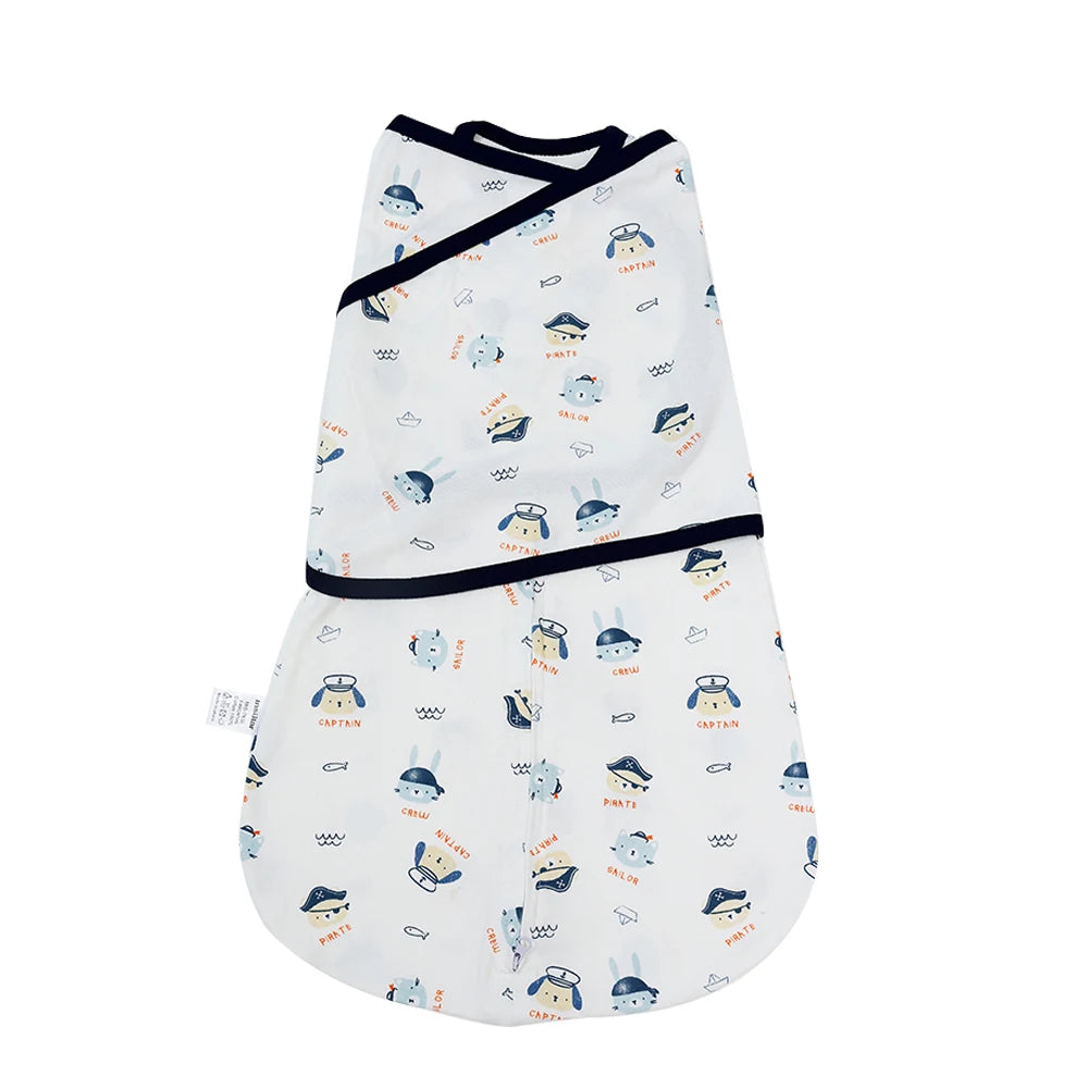 INSULAR Four Seasons Baby Pure Cotton Anti-shock Cocoon Sleeping Bag Baby Anti Kicking Newborn Holding Towel