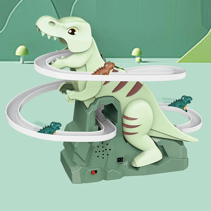 Dinosaur Climbing Slide Toy with Music & 3 Dinosaurs