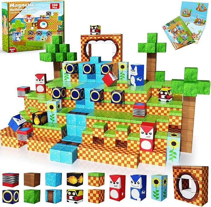 Magnetic Building Blocks Set
