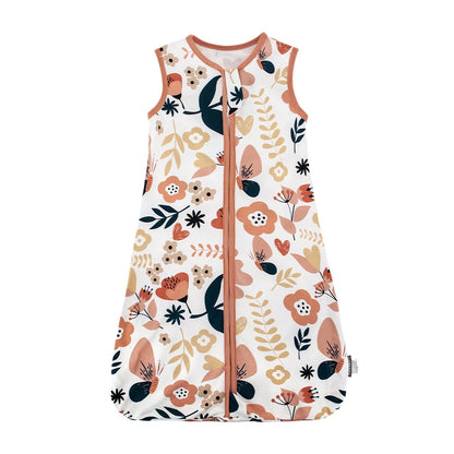 Baby Sleeping Bag 3-18 Months Summer Thin Kids Sleepwear Flowers For Girls Baby Sleepsacks 100% Cotton Anti-Kick Blanket