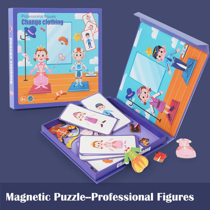 Magnetic Travel Puzzle Set for Kids