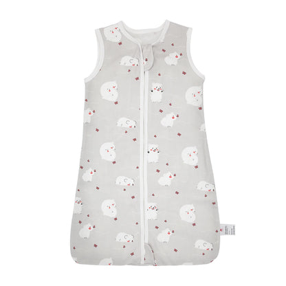 Baby Sleeping Bag 3-18 Months Summer Thin Kids Sleepwear Flowers For Girls Baby Sleepsacks 100% Cotton Anti-Kick Blanket