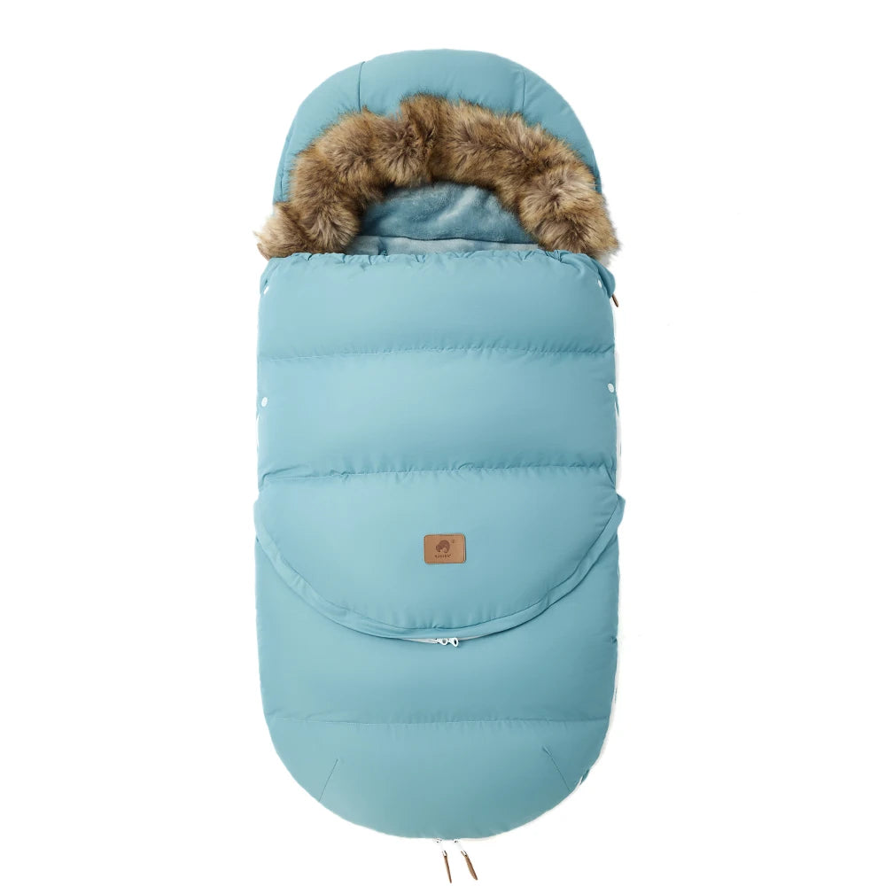 0-36 Months Baby Stroller Footmuff Removable Winter Warm Thicker Envelope For Discharge Universal Pram Baby Stroller Accessories