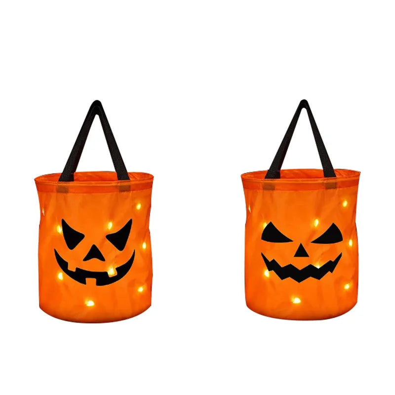 LED Light-Up Halloween Trick or Treat Bucket
