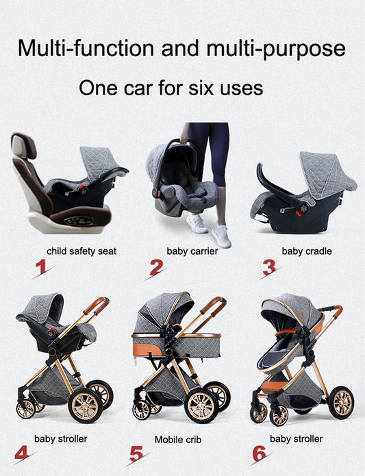 Baby stroller baby newborn items  poussette bebe 3 en 1 baby accessories baby cart baby carriage Light stroller stroller for bab