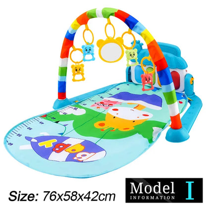 Baby Fitness Activity Gym Play Mat – Musical Piano Toy