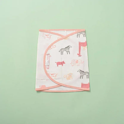 Baby Swaddle Blanket 0-6 Months Strap Protect Belly Baby Sleeping Blanket Wrap for New Born Thin-style for Summer