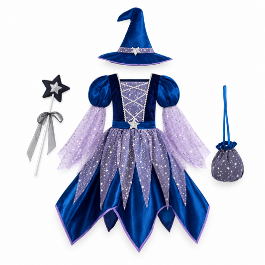 Halloween Witch Costume Dress for Girls