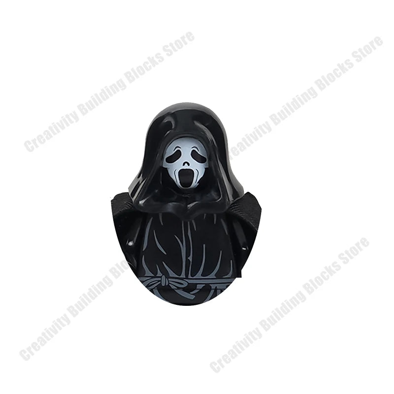 Mini 3D Halloween Figures Building Block Toy Set