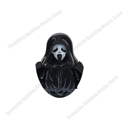 Mini 3D Halloween Figures Building Block Toy Set