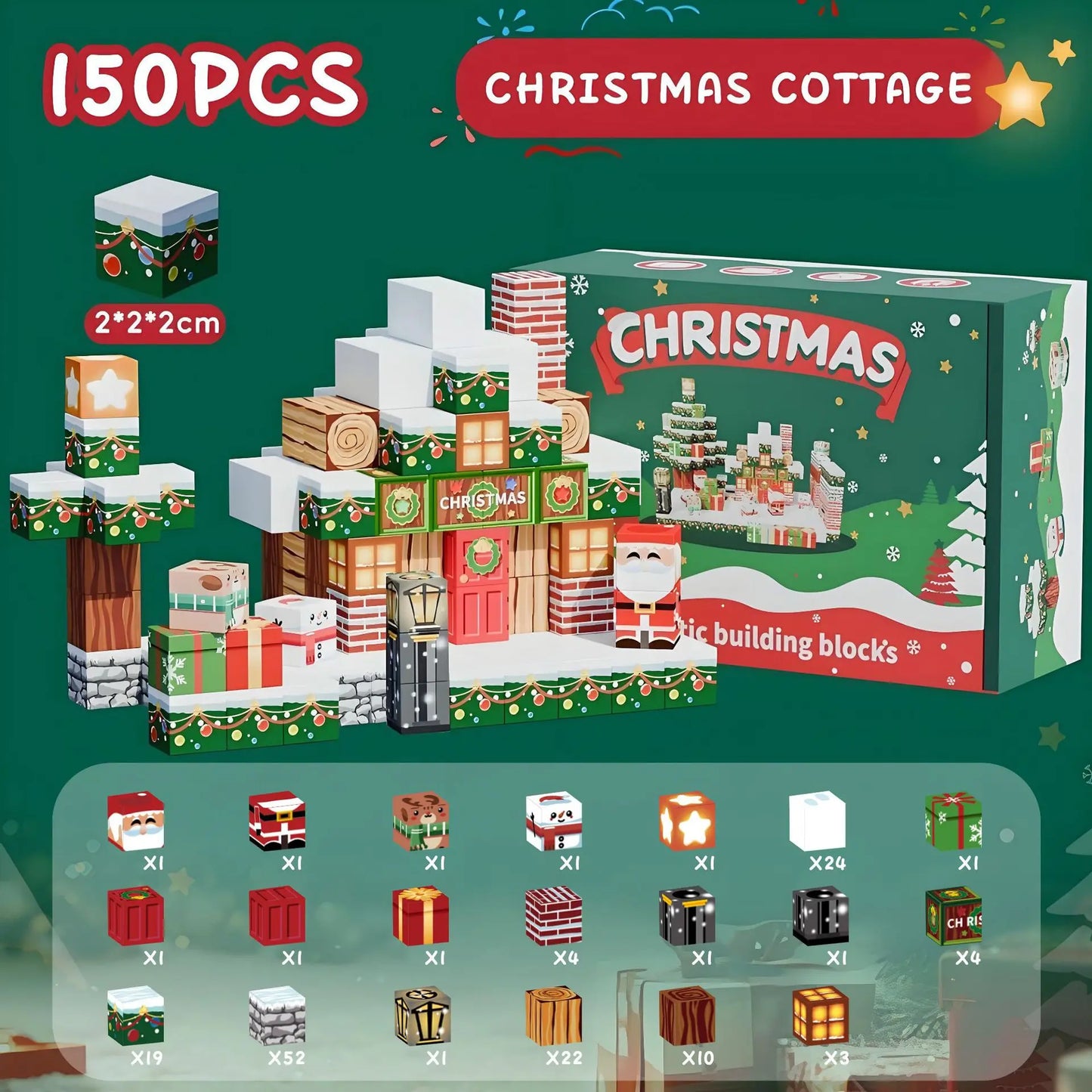 Magnetic Building Blocks Set