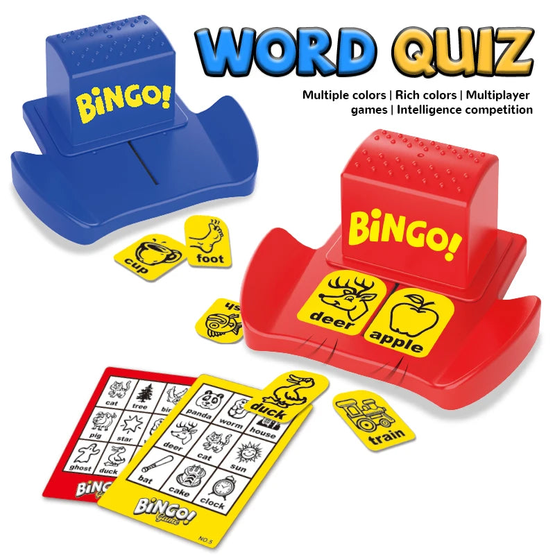 Children's educational game machine, English word learning tool, intelligence development, fun interactive table game