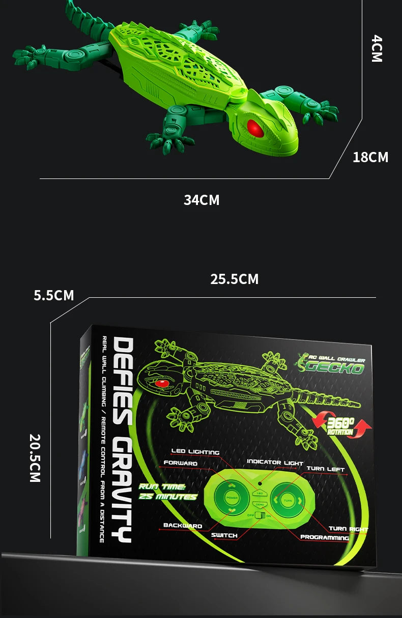 Remote Control Wall Climbing Gecko/Spider Toy