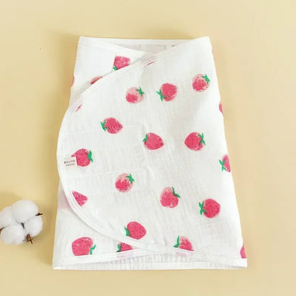 Baby Swaddle Blanket 0-6 Months Strap Protect Belly Baby Sleeping Blanket Wrap for New Born Thin-style for Summer