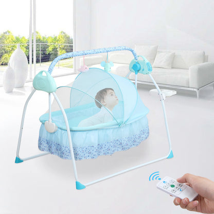 Automatic Baby Swing with Music & Mosquito Net - for Infants