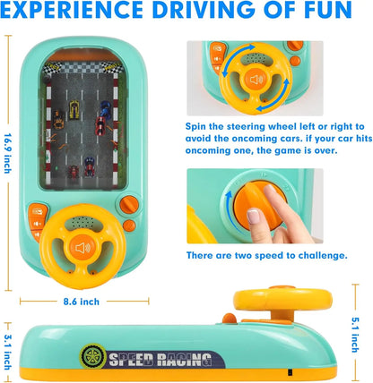Kids Simulation Steering Wheel Toy with Sound & Lights