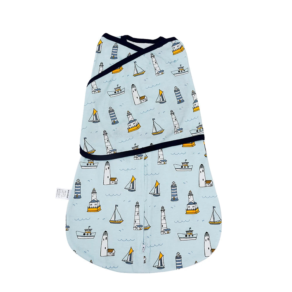 INSULAR Four Seasons Baby Pure Cotton Anti-shock Cocoon Sleeping Bag Baby Anti Kicking Newborn Holding Towel