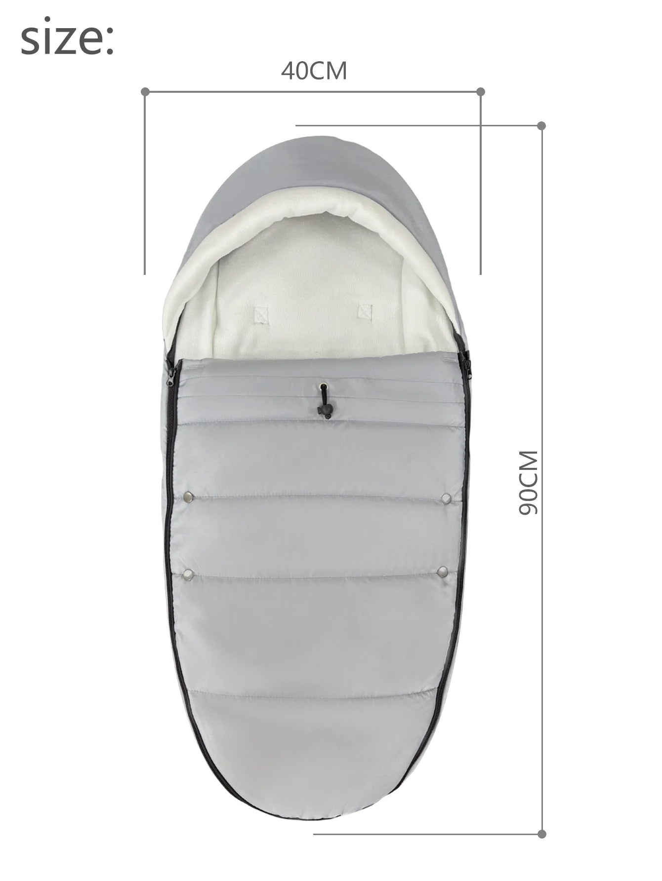 Universal Pushchairs Footmuff Compatible with Babyzen YOYO, YOYO2 Warm Waterproof Sock Baby Stroller Accessories