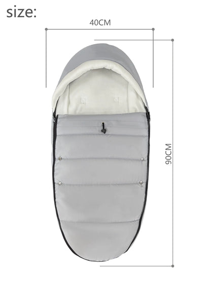 Universal Pushchairs Footmuff Compatible with Babyzen YOYO, YOYO2 Warm Waterproof Sock Baby Stroller Accessories