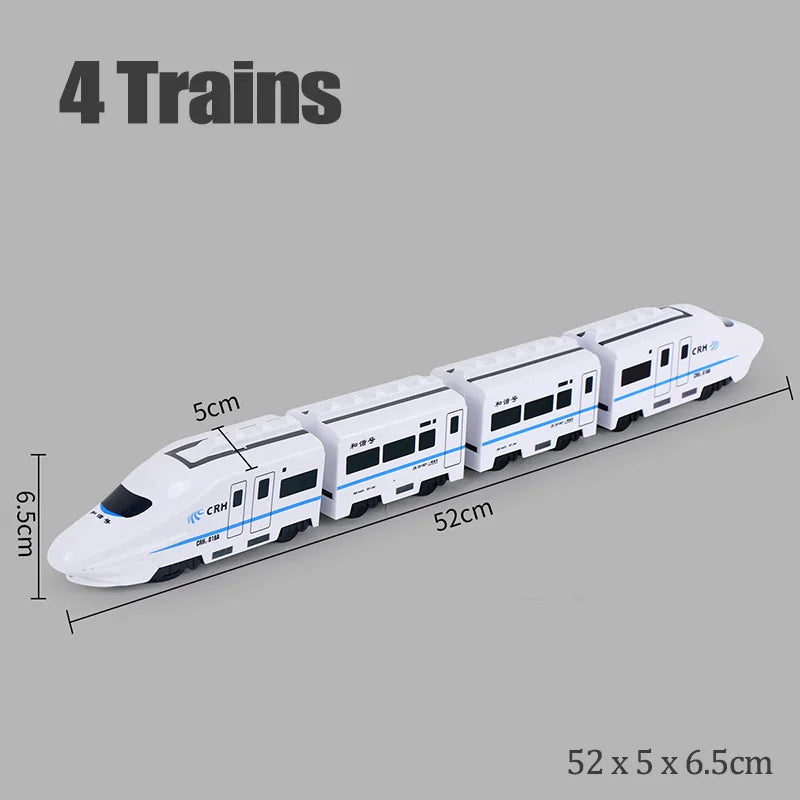 3D Electric Bullet Train Toy with Lights