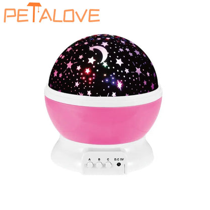 Galaxy Projector Starry Sky Rotating LED Night Light Planetarium Children Bedroom Star Night Lights Moon Light Kids Gift Lamp