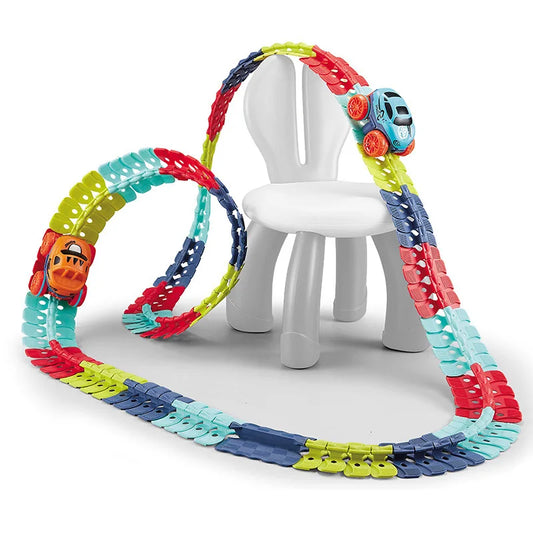 LED Flexible Racing Track Car Set