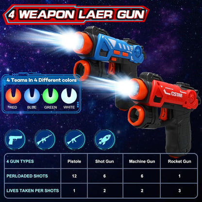 CSTAG Duck UFO Laser Tag Shooting Game Toy