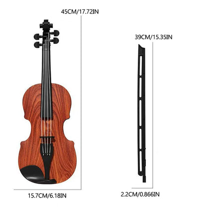 Simulated Violin Toy Tune Ornament Music Performance Prop Iittle Montessori Early Education Girl Toy Kids Birthday Gift