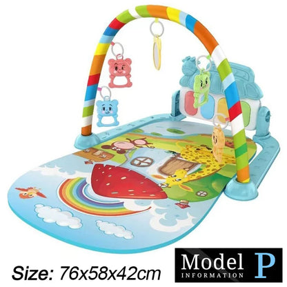 Baby Fitness Activity Gym Play Mat – Musical Piano Toy